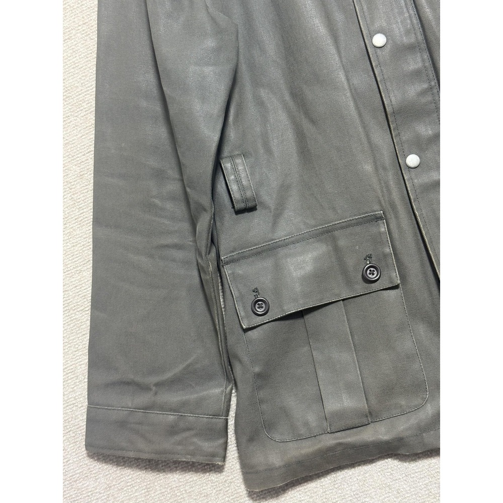 Original Penguin by Munsingwear Jacket Mens XL Gray Field Utility Zip Snap Lined - Picture 3 of 15